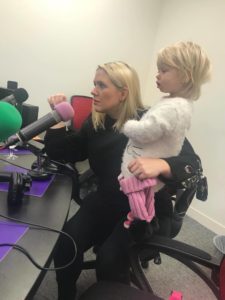 Lucy Hall In The Women In Business Radio Show Studio With Lily