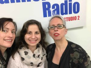 The Women In Business Radio Show in the studio